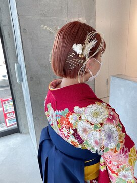 ルラブランシェ(Rula branche) ボブ 卒業式ヘア