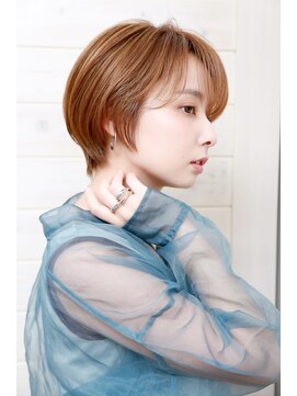 オーシャン(Ocean) [OCEAN Hair&Life藤原純] ナチュラルストレートショート☆