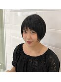黒髪ショート