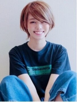 アグ ヘアー カフカ 富田林店(Agu hair kafka) 《Agu hair》色っぽカジュアルショート