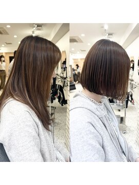 メモリーズ 銀座(Memories) 乾かすだけで大丈夫!楽でお洒落なボブスタイル ショートヘア