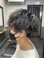 レベル 葛西店(LEVEL)&nbsp;ツイストスパイラルパーマ マッシュ メンズカット 葛西メンズ