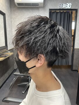 レベル 葛西店(LEVEL) ツイストスパイラルパーマ マッシュ メンズカット 葛西メンズ