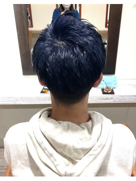 ファルコヘア 練馬店(FALCO hair) アップバング刈り上げショート(ツーブロック)