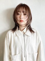 アルバム 池袋(ALBUM) ウルフレイヤー_外ハネボブセクションカラー_59246