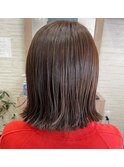 ボブ マットベージュ