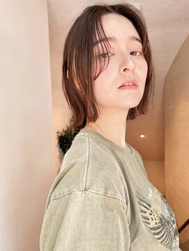 トゥルーズ 梅田店(TLUUS) 【TLUUSイメチェン前髪ピンクベージュクールショート】