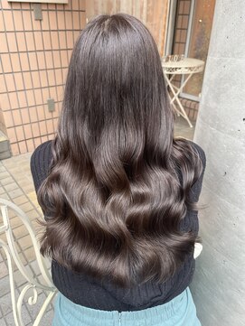 リノ(Lino) 10代20代【髪質改善カラー】透明感アッシュグレージュ