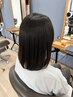 【自然な仕上がり】コスメストレート+カラー+カット+トリートメント￥19800～