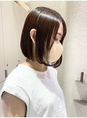 ハッシュカット/似合わせカット/レッドブラウン[恵比寿駅]