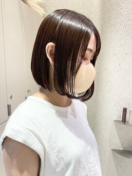 メゾンマイル 恵比寿(maison mile) ハッシュカット/似合わせカット/レッドブラウン[恵比寿駅]