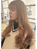 ロングレイヤー/アッシュブロンド