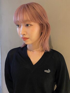 ソイリウム 下北沢(soi rium) clear pink bob