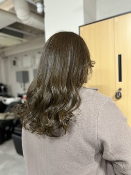 トクテ 吉祥寺(tokute) グレージュカラー/ボブウルフ/黒髪/ココアベージュ