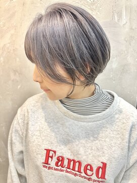 スパイス SPYS ショート/ラベンダーグレージュ/丸みショート