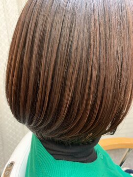 ロマンヤカタ ファース(ROMAN YAKATA fars) 髪質改善 お手入れ楽チン まとまるボブ 艶髪@田代2/16