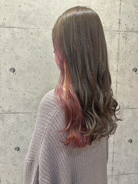 イロ プラス 南田宮店(iro+) 【nanaka】orange×pink