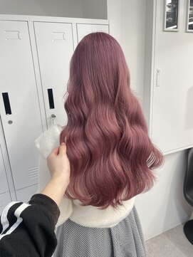 ペレ 渋谷(PELE) 切りっぱなしボブ/エアリーロング/美髪/ピンクブラウン/渋谷