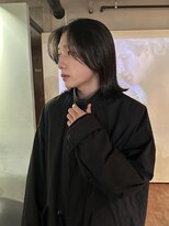 ノラジャーニー(NORA Journey)&nbsp;メンズボブウルフメンズミディアムレイヤーカットメンズウルフ