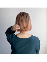ルッソカナン(Lusso canaan) 透明感カラー/切りっぱなしボブ
