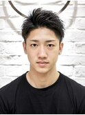 ツーブロックベリーショート/刈り上げビジネス/アップバング