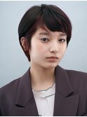 ナチュラルで可愛いコンパクトマッシュショート