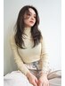 【かわいさUP】カット+ストレートカール(縮毛矯正+毛先パーマ)+TR￥32,300→