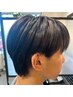 【くせ毛でお悩みの方】メンズカット＋ストレートパーマ＋メンズTR ￥12000