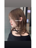 クム(kumu)&nbsp;韓国へア/レイヤー/顔周り/ボブ/透明感カラー