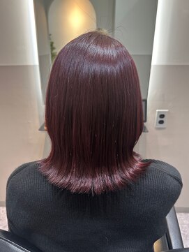 イア バイ ジーナ 渋谷(IA by Zina) ボルドールビーカラー！