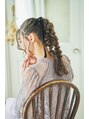 ヘアメイクサロンシャルメ(Hair Make Salon CHARMER)&nbsp;婚礼や卒業式にオススメ☆編みおろしポニー♪