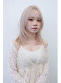 ミルクティーベージュダブルカラーケアブリーチブロンドカラー