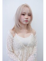 ネルケ 立川(nelke)&nbsp;ミルクティーベージュダブルカラーケアブリーチブロンドカラー