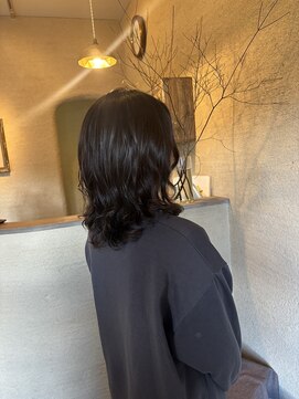 ふわふわデジタルパーマヘア