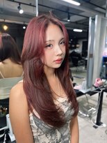 ザシェノンウメダ(THA CHAINON UMEDA) 心斎橋/着物ヘア/大人ガーリー/ダークアッシュ/似合わせカット