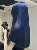 ラック 表参道(LUCK)&nbsp;ネイビーブルー/ブルージュ/ブルー/青髪/艶髪