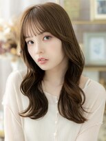 カバーヘア ブリス 上尾西口店(COVER HAIR bliss)&nbsp;大人美人透けバング韓国巻きレイヤーロングh4上尾20代30代40代