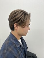 ステージ(STAGE)&nbsp;センターパート　ニュアンスパーマ　ダウンパーマ