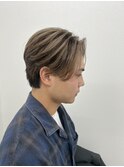 センターパート ニュアンスパーマ ダウンパーマ
