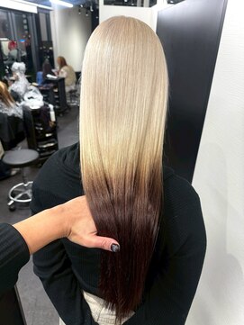 ヌル 原宿店(Null) ルーツカラー/ケアブリーチカラー/スラッシュカラー/姫ウルフ