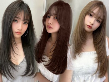 ロンドルーチェ 心斎橋(Lond luce)の写真/[カット+柔らか縮毛矯正+TOKIOトリ-トメント￥10980]自然で柔らかなストレート。扱いやすくまとまる[心斎橋]