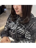 エンラナ(&Lana) レイヤーカット チョコレートカラー