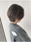 透け感グレージュアンブレラショート