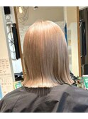 似合わせカットメルティカラー着物フェミニンロング