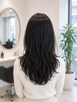 ファクトリーファイブ(Factory5) 小顔外ハネミディアムアッシュ20代30代40代くびれミディ韓国ヘア