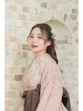 シャルメ 三宮店(CHARMER) 卒業式ヘア☆ねじりハーフツイン