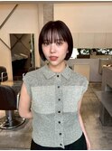 ぷつっとラインのコンパクトボブ