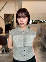 ワイビー グリーン リル(y.be green rel) ぷつっとラインのコンパクトボブ