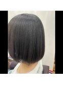 オイルストレートボブ