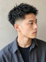 フレイムス ヘア アンド リラックス 高崎駅西口店(Frames hair&relax)&nbsp;黒髪ツーブロックスパイキーベリーショート